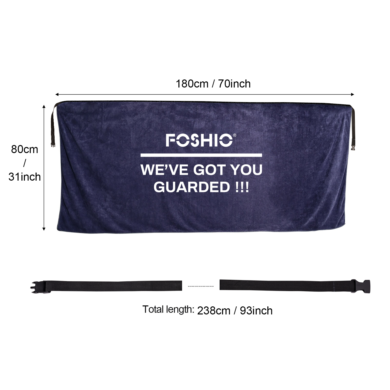 EHDIS 180cm Microfiber Car Doo - Microfiber Towel Detailing recension och pris