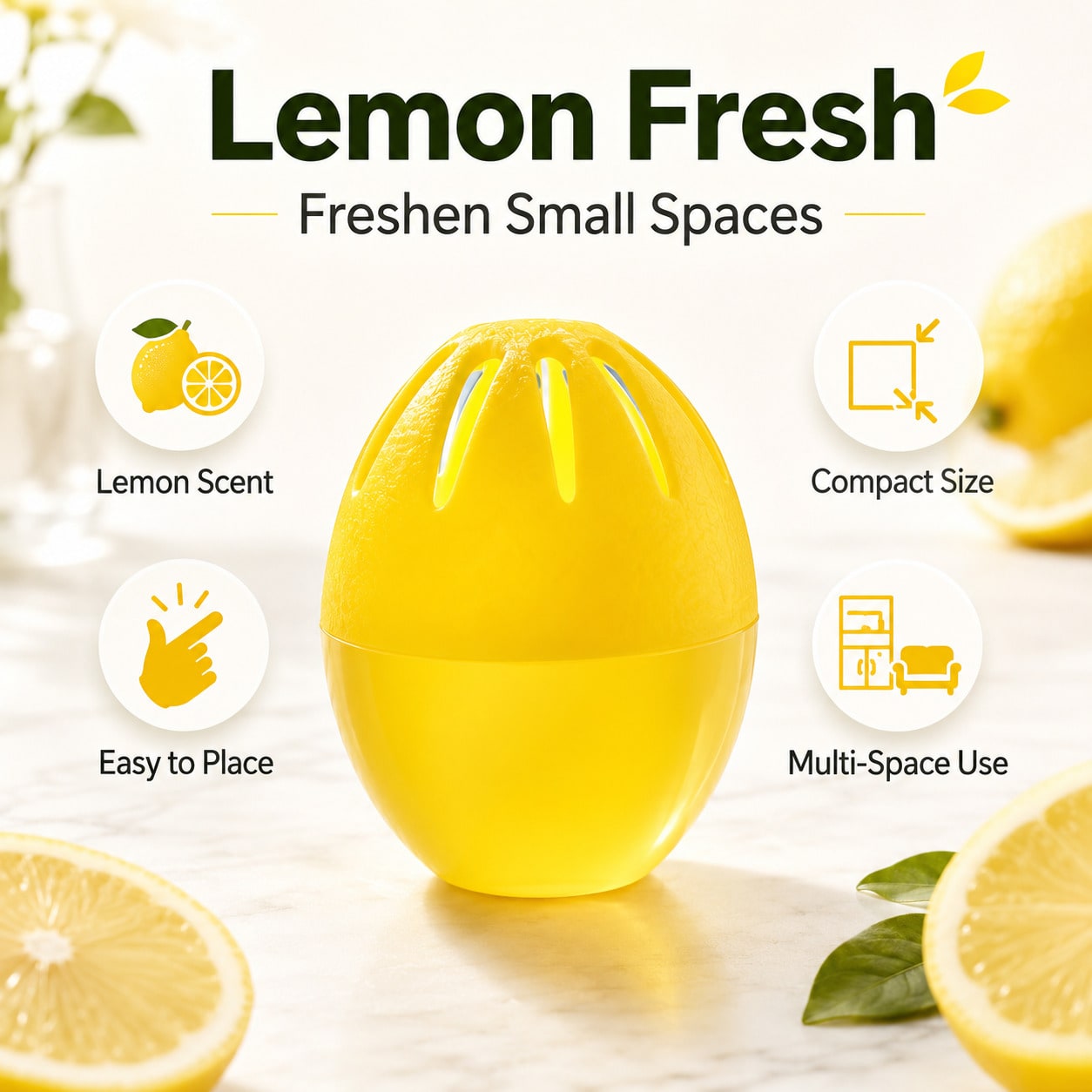 Lemon Fresh Deodorizer Egg, Lo - Odor Eliminator Car recension och pris