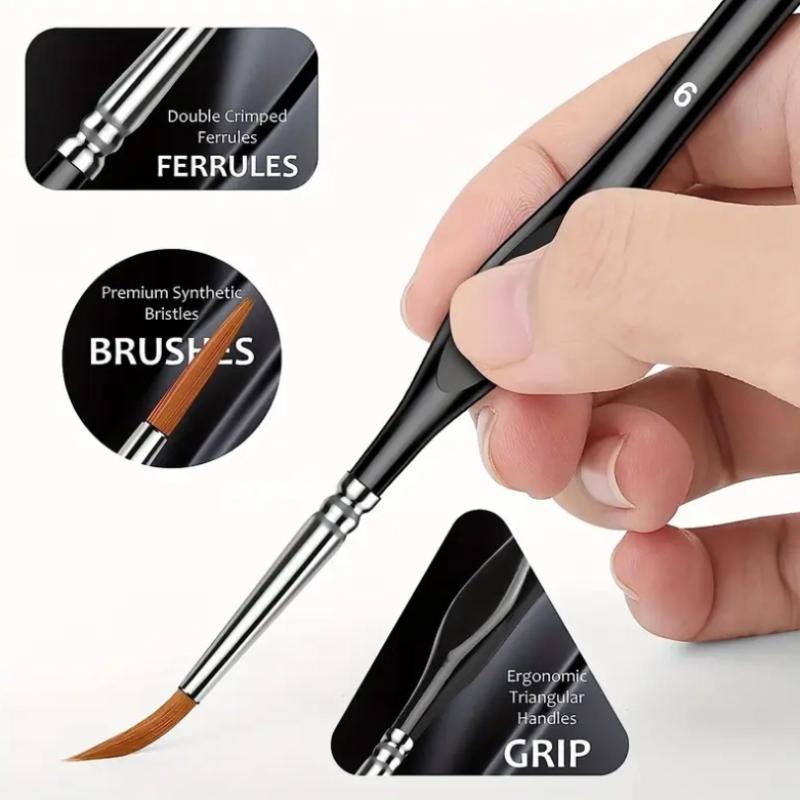 【B】Professional Miniature Pain - Detailing Brush Set recension och pris