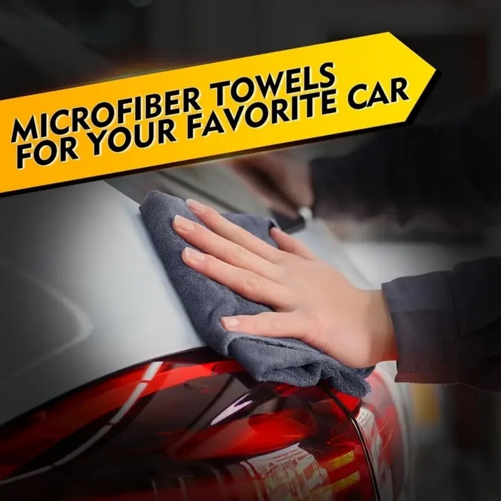Black Microfiber Cleaning Clot - Microfiber Towel Detailing recension och pris