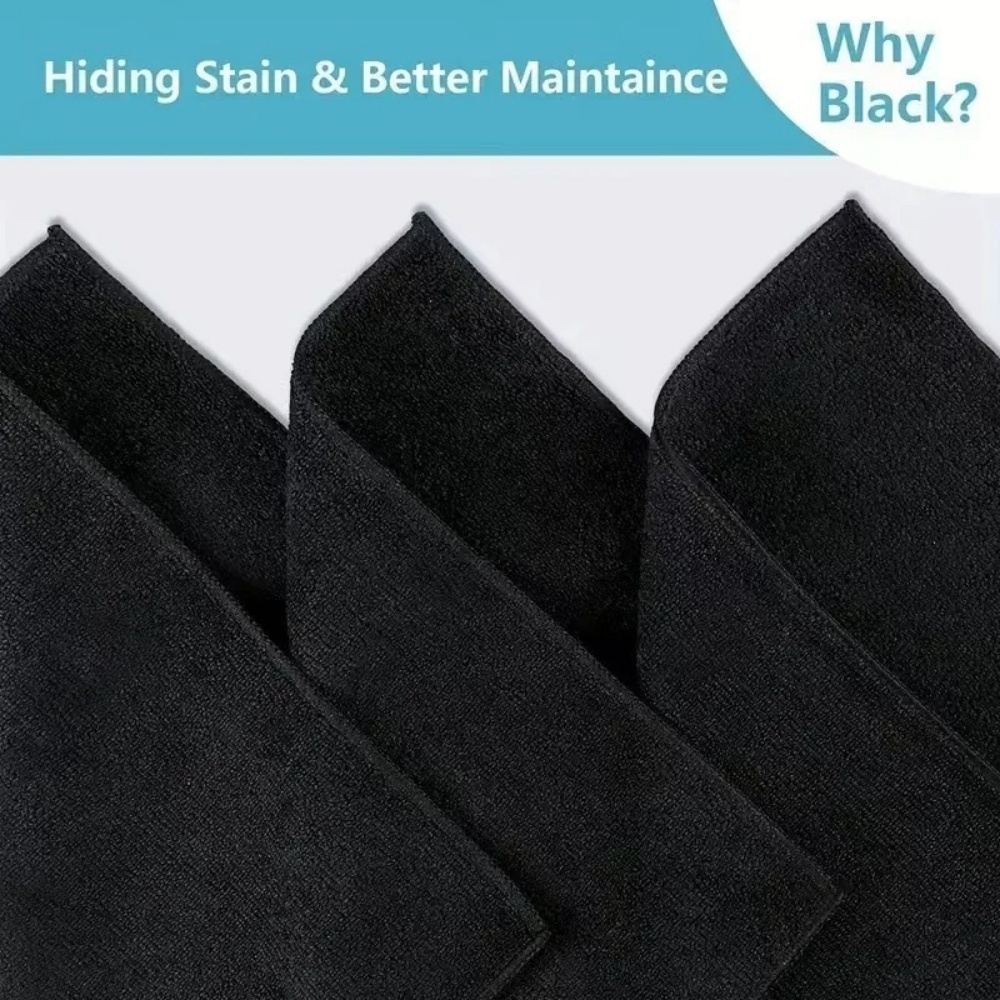 Black Microfiber Cleaning Clot - Microfiber Towel Detailing recension och pris