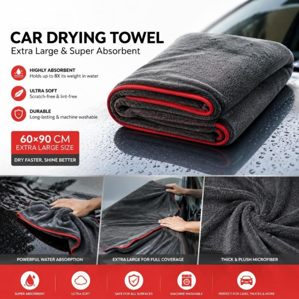 Ultra Absorbent Car Towel XXL  - Microfiber Towel Detailing recension och pris