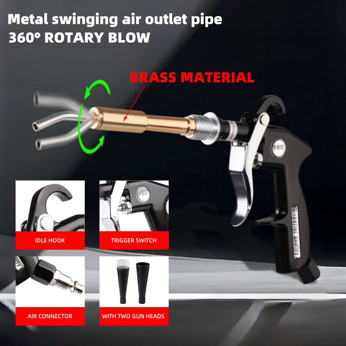 1 Set High-Pressure Car Cleani - Dirt Brush Interior recension och pris