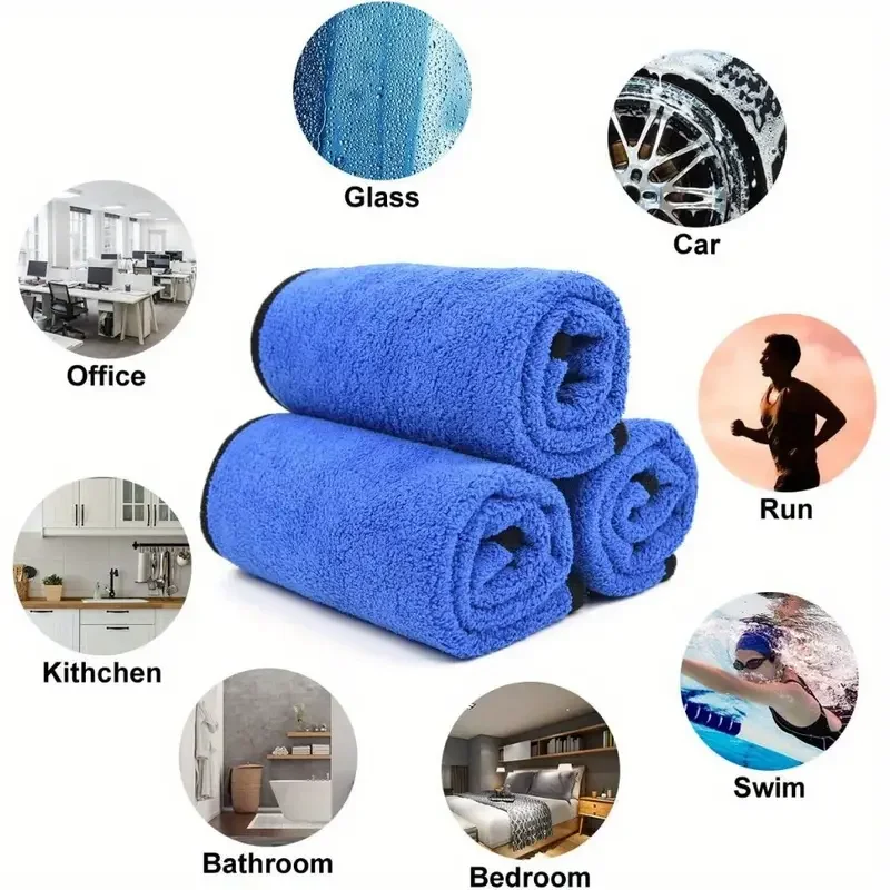 1-4pcs Soft Microfiber Car Was - Microfiber Towel Detailing recension och pris