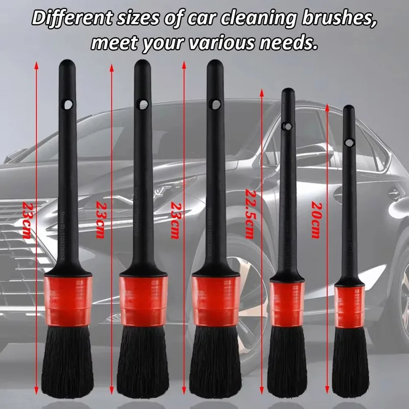 New Car Detailing Brushes Kit  - Detailing Brush Set recension och pris