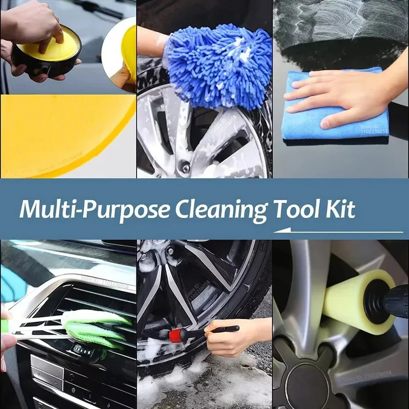 New Car Detailing Brushes Kit  - Detailing Brush Set recension och pris