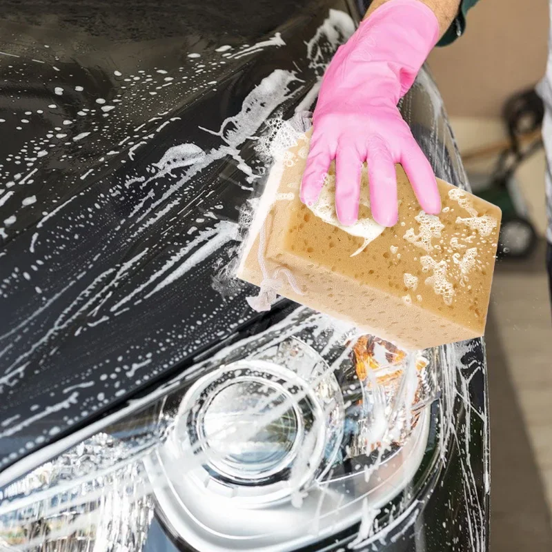 Car Washing Sponge Large Honey - Detailing Brush Set recension och pris