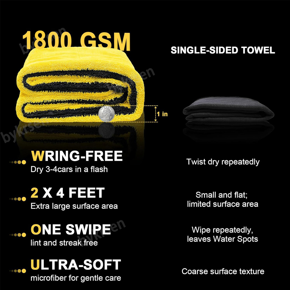 1800GSM Oversized Microfiber C - Microfiber Towel Detailing recension och pris